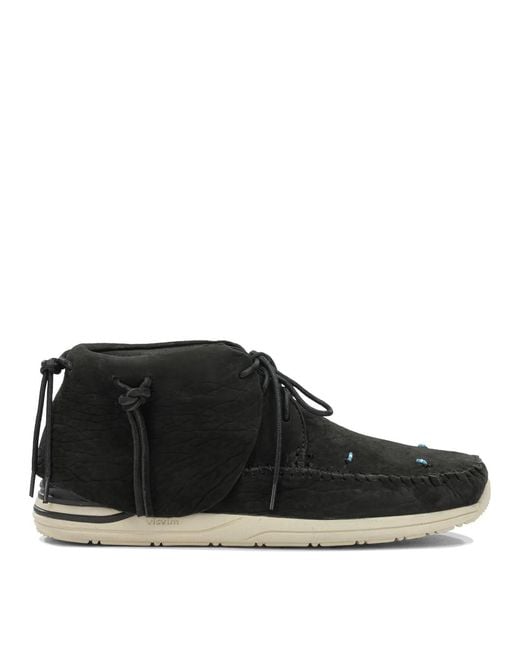 Visvim Black "Lhamo Folk" Lace-Up Boots for men