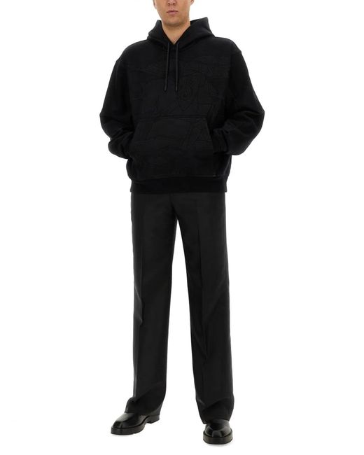 Burberry Black Classic Hoodie for men