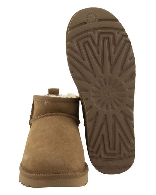 Ugg Brown Classic Ultra Mini