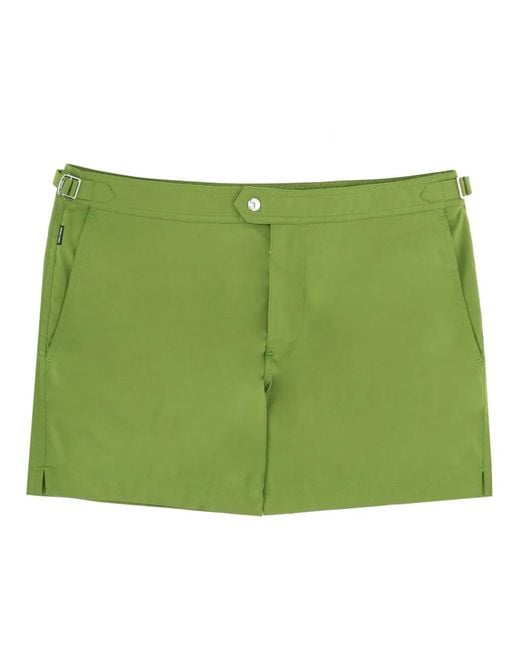 Tom Ford Green Micro Swimsuit for men