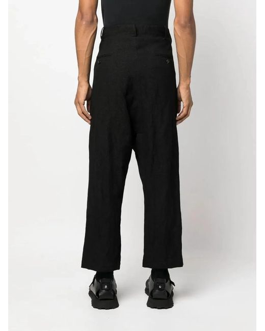 Uma Wang Black Pooja Pants for men