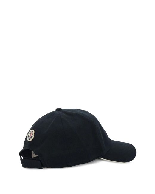 Moncler Blue Baseball Cap for men