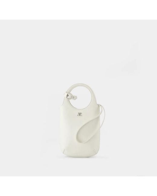Courreges White Courregès Slim Holy Purse