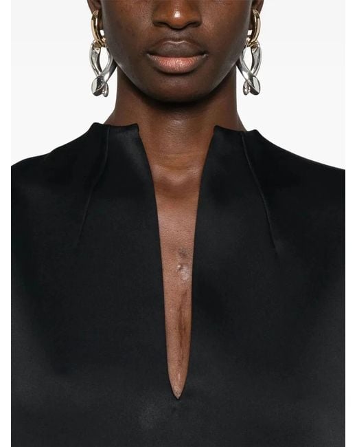 Khaite Black Blanche Dress
