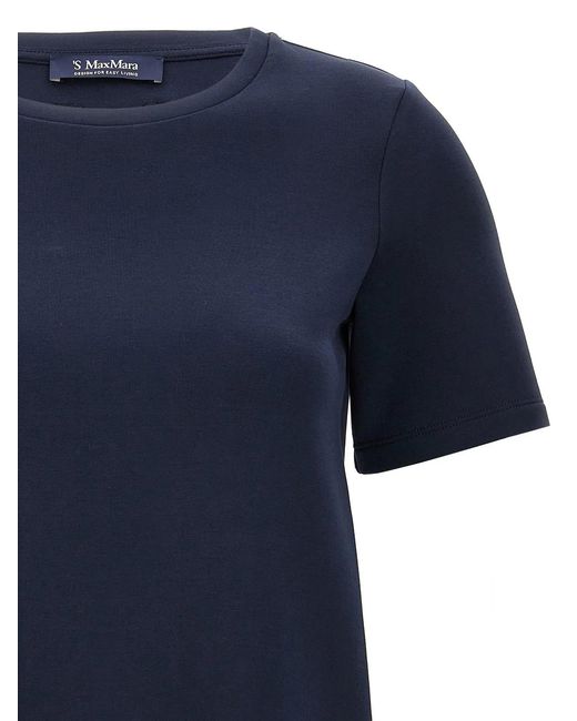 Max Mara Blue Max Mara 'S 'Fianco' T-Shirt