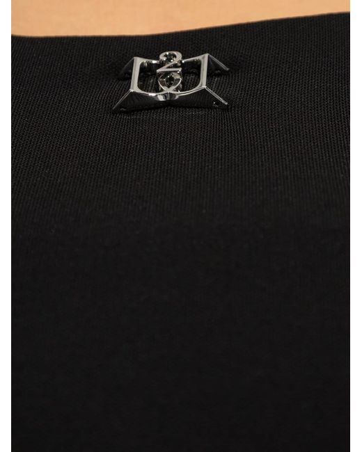 DSquared² Black Polyester Blend Suit