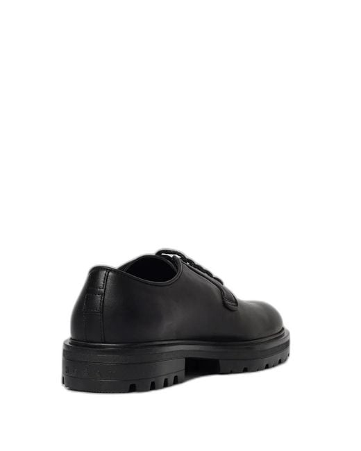 Hogan Black H673 Smooth Leather Derby for men