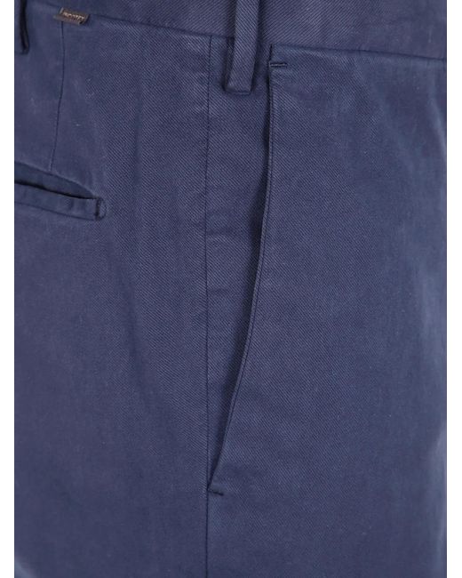 Incotex Blue Regular Trousers for men