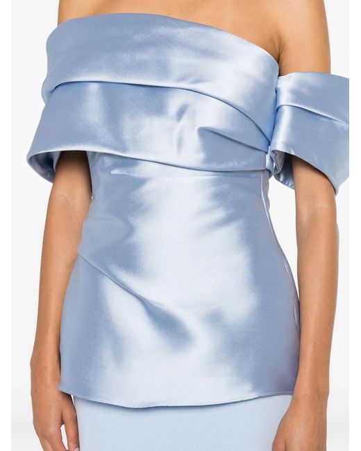 Solace London Blue Lucine Maxi Dress