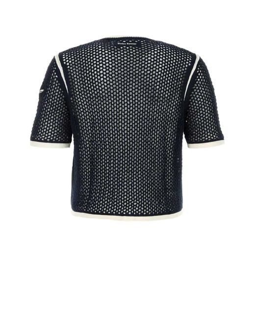 Adidas Black Wales Bonner X Adidas Wb Knit Tee for men