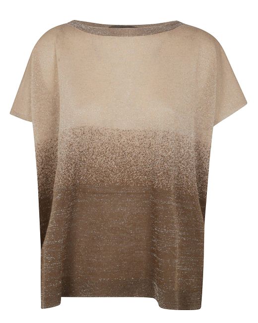 D.exterior Brown Funded Lux Boat Neck