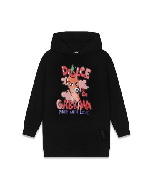 Dolce & Gabbana Black Dolce & Gabbana M/L Hooded Dress