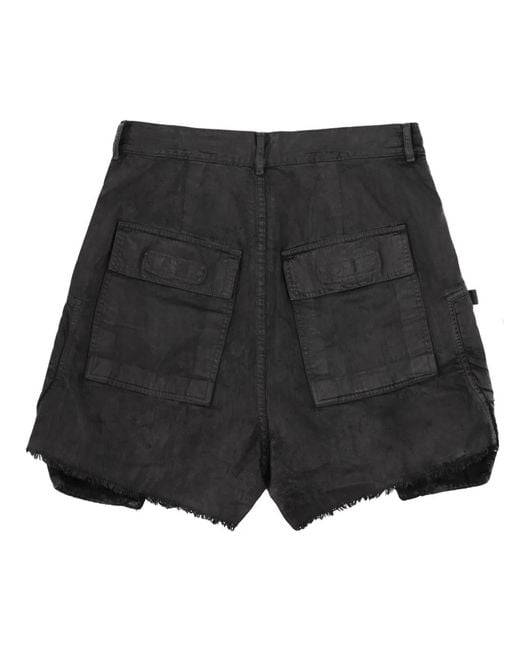 Rick Owens Black "Bauhaus" Shorts for men