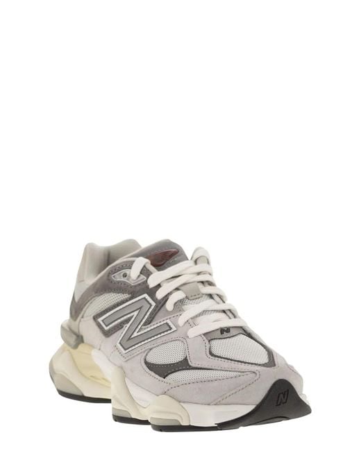 New Balance White 9060