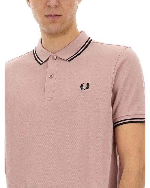 Comme des Garçons Pink Shirt Freedom Polo for men