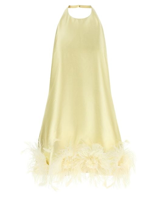 Self-Portrait Yellow Self Portrait Feather Dress