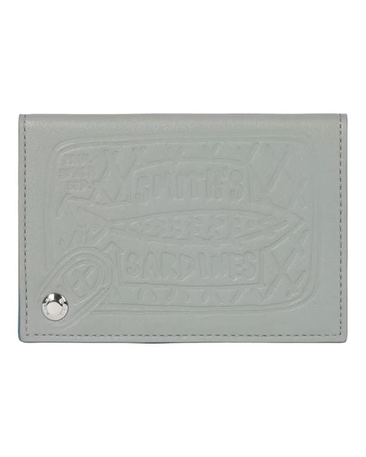 Paul Smith Gray Multicolour Leather Wallet for men