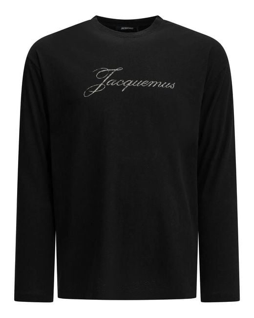 Jacquemus Black Crew-Neck T-Shirt