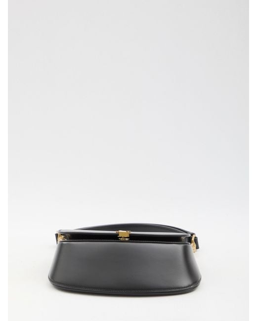 Saint Laurent Black Borsa A Mano Mini Voltaire