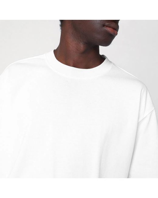 Séfr White Séfr Cotton Crew-Neck T-Shirt for men