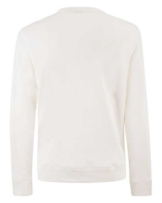 Polo Ralph Lauren White Terry Cloth Sweatshirt for men