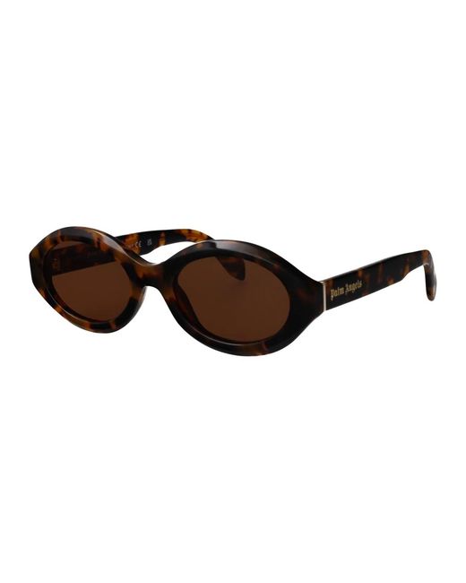Palm Angels Brown Acetate Sunglasses