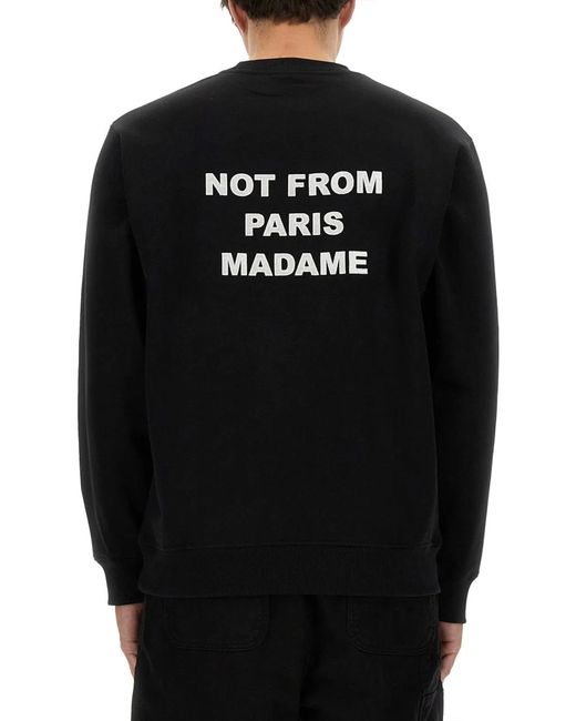 Drole de Monsieur Black "Slogan" Sweatshirt for men