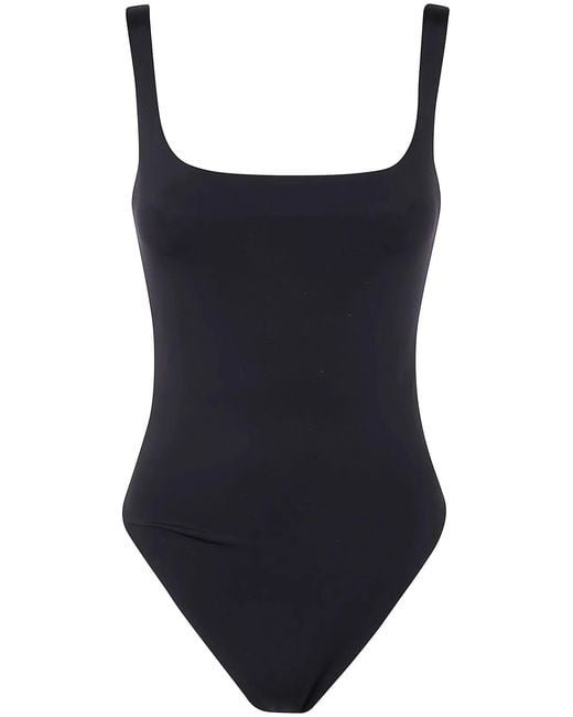 Entire studios Blue Square Neck Bodysuit