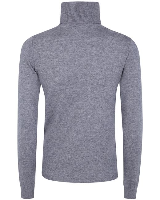Max Mara Blue "Mst Educata" Turtle Neck Sweater