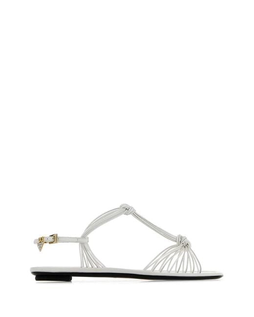 Prada White Sandals
