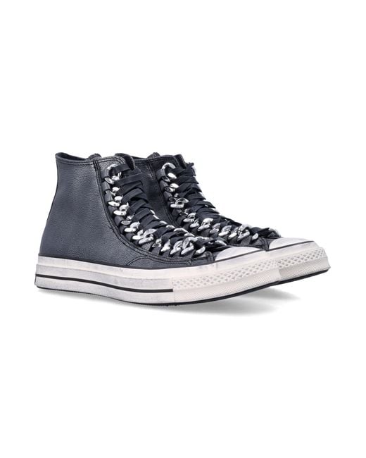 Converse Blue Chuck 70 Industrial Glam Sneakers