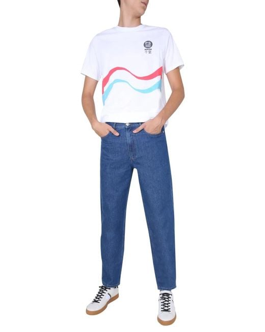 Paul Smith White Ps Paul Smith Regular Fit Tshirt for men