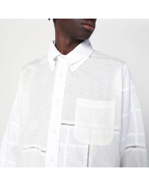 Brain Dead White Shirt Brooks Brothers X for men
