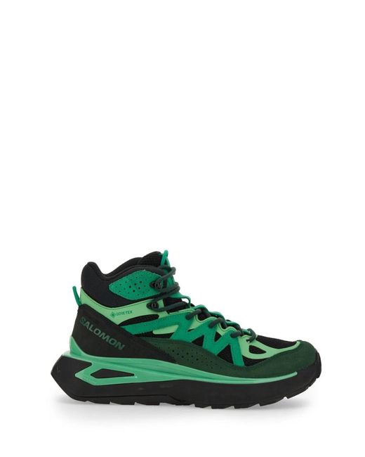 Salomon Green Odyssey Elmt Mid Gore-Tex
