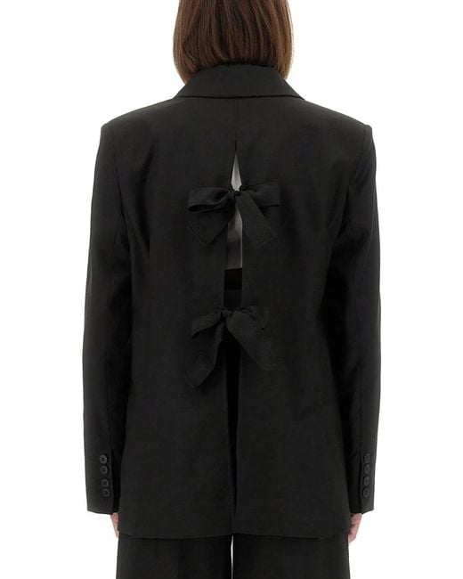 THE GARMENT Black "Pluto" Blazer With Bow