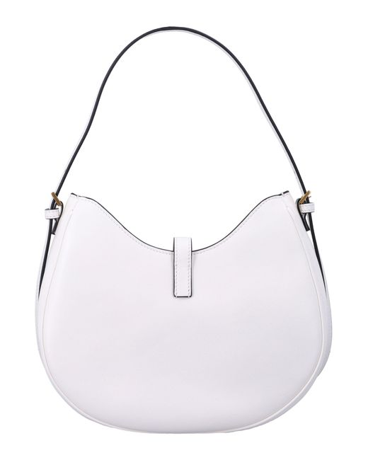 Versace White Small Hobo