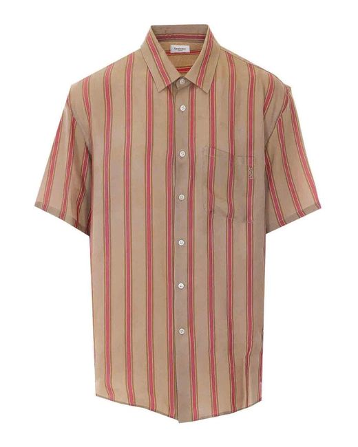 Saint Laurent Multicolor Striped Shirt for men