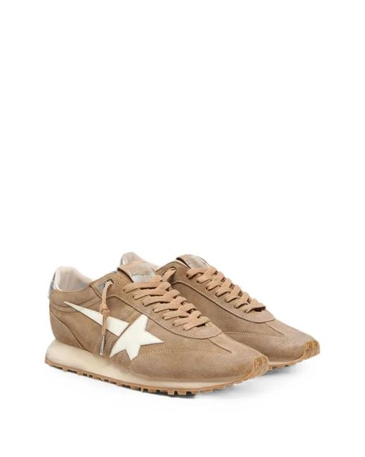 Golden Goose Deluxe Brand Brown Running Marathon Sneakers for men