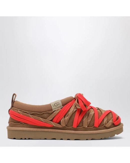 Ugg Red Chestnut Tasman Lace Slippers for men