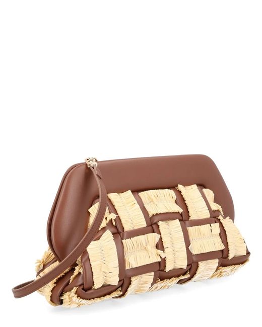 THEMOIRÈ Brown Borsa "Bios" Con Dettagli Intrecciati