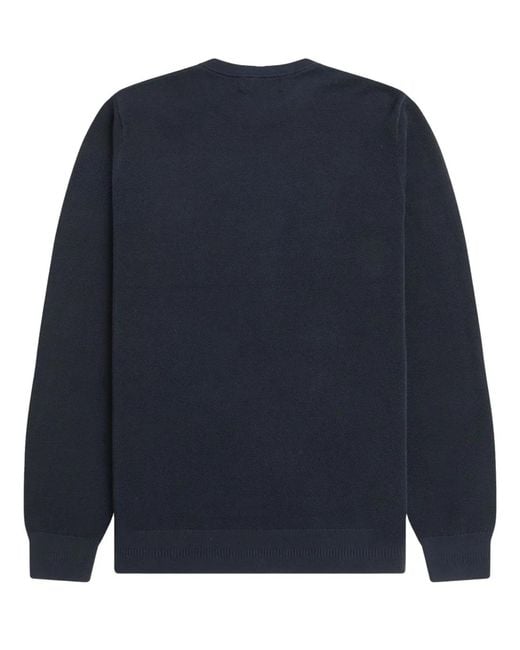 Fred Perry Blue Jersey With Logo for men