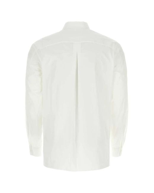 Jil Sander White Camicia for men