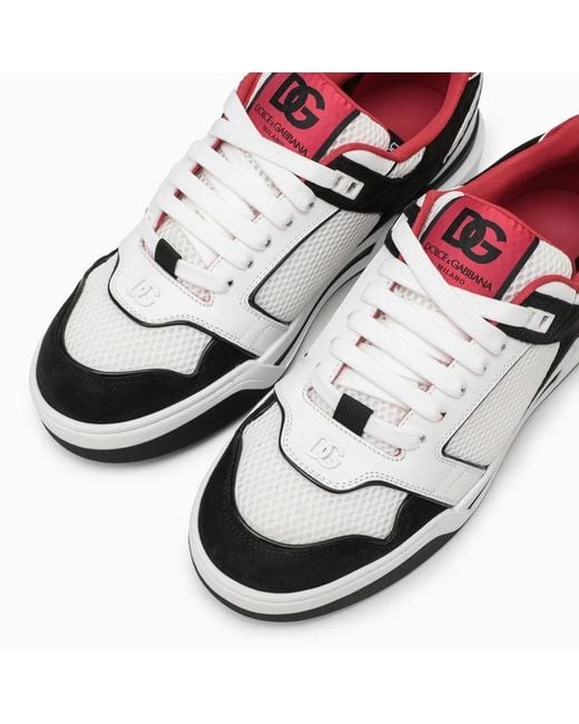 Dolce & Gabbana White Dolce & Gabbana New Roma Low-Top Sneakers for men