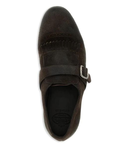Church's Black Oxford Shoes With Buckle for men