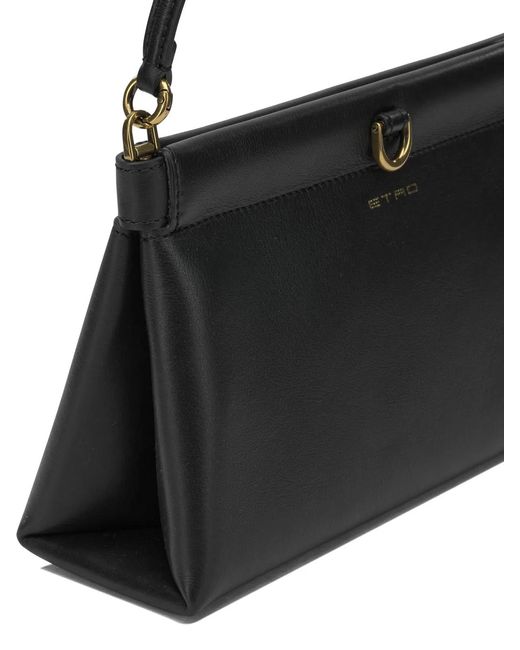 Etro Black "Talk" Small Shoulder Bag