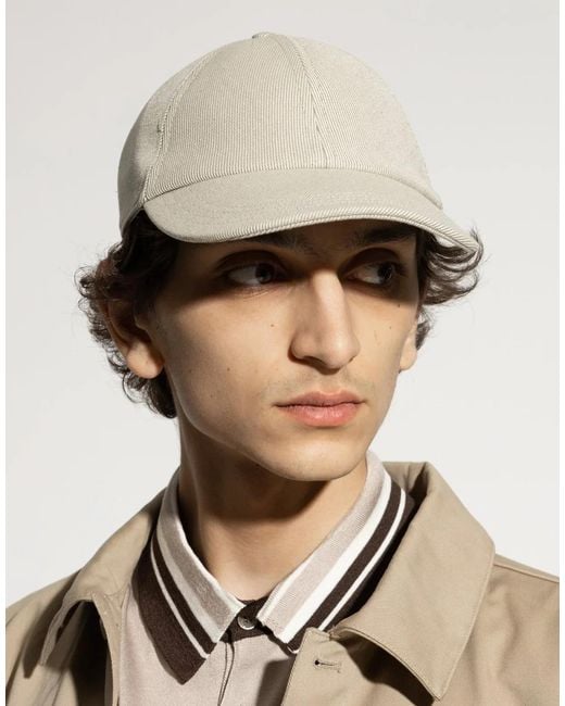 Burberry Natural Ekd Logo Baseball Cap for men