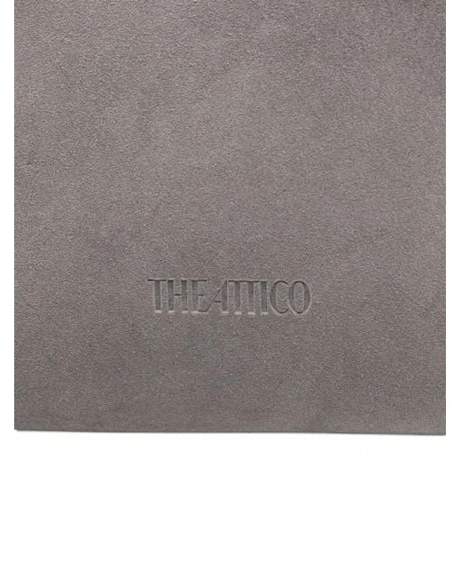 The Attico Gray "La Passeggiata" Medium Top Handle Bag