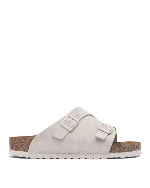 Birkenstock White "Zurich" Sandals