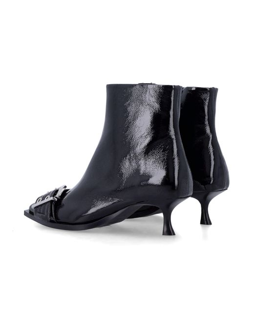 Ganni Black Buckle Low Boot