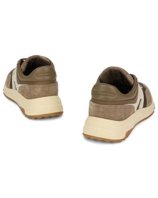 Hogan Brown Sports Shoe With High Sole for men
